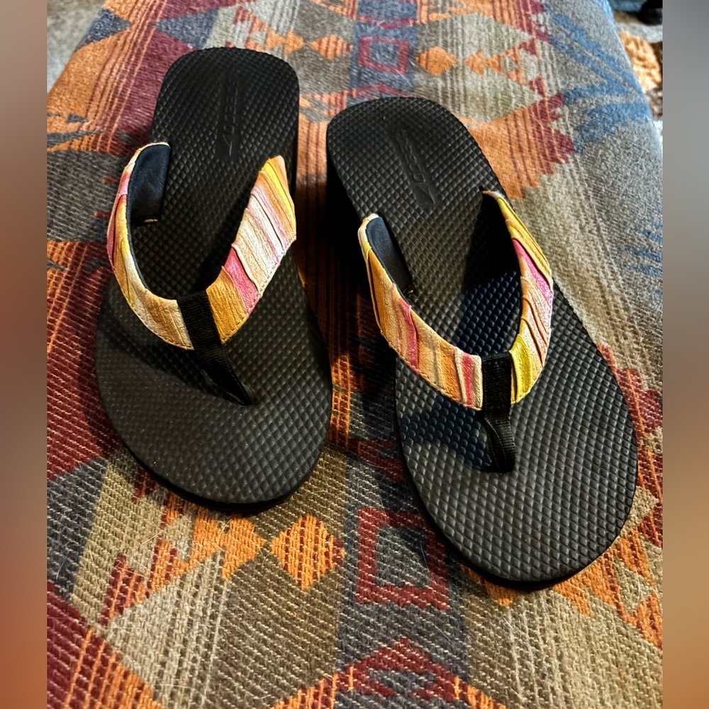 Vintage Y2K, Speedo, Wedge Sandals